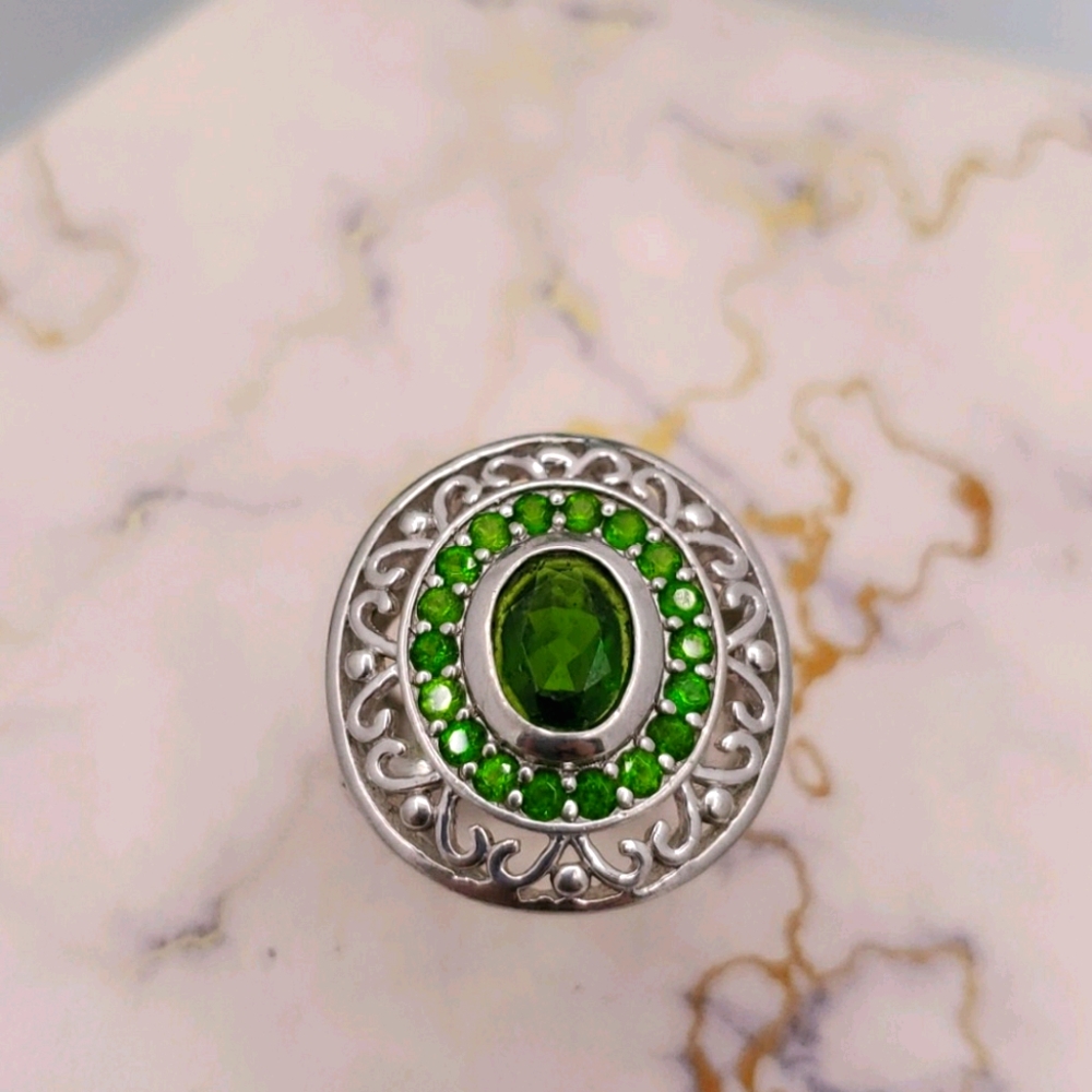 Sterling silver ring.